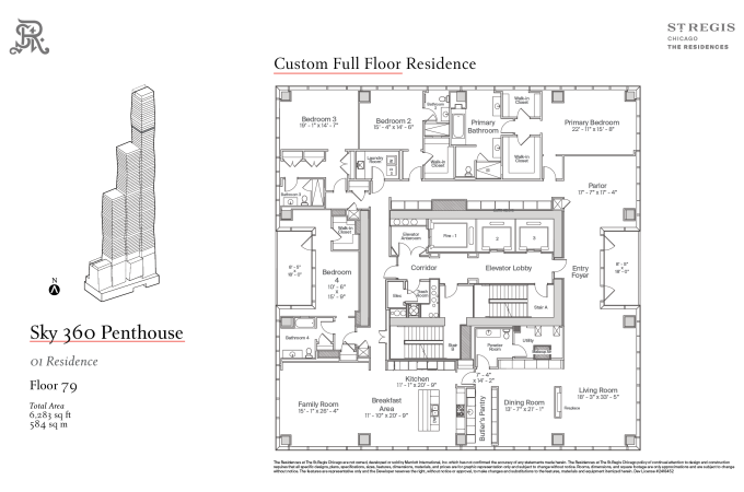 7901 St.Regis-Chicago-Sky 360 Penthouse-Residences-Full Floor